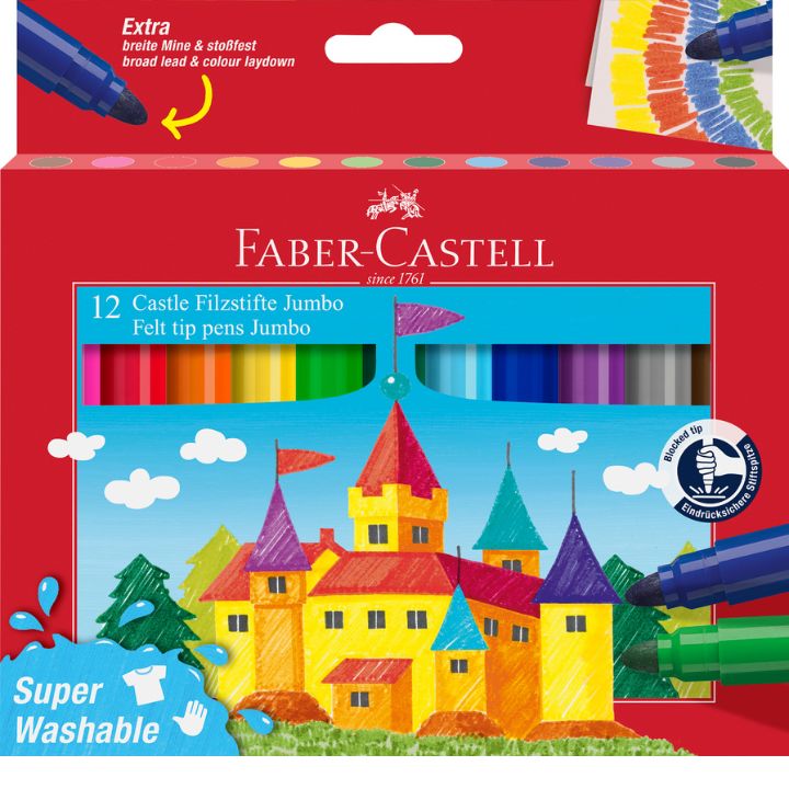 markerii jumbo fibre 12 culori ro fbc554312