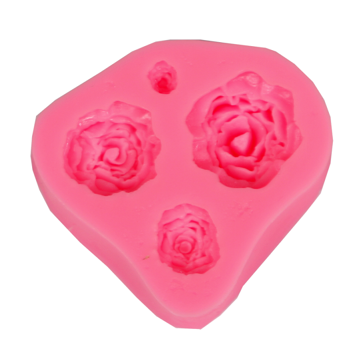 matrita silicon 4 trandafiri 7x6 5x1 8 cm ro pnt28201