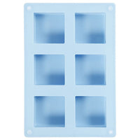 matrite din silicon patrat 6 bucati 5 x 5 cm ro cch371811