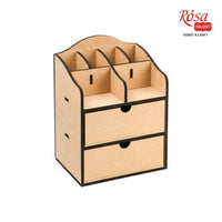 mdf organizer comoda cu 2 sertare rosa talent 20 15 26 cm ro rsk286405