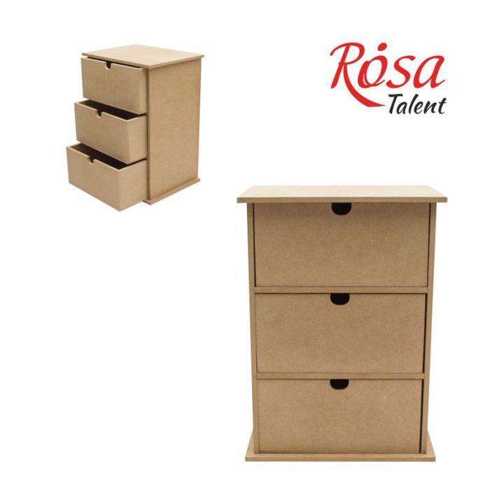 mdf piept de sertare rosa talent cu 3 sertare ro rsk286402