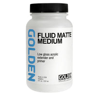Mediu acrilic mat fluid GOLDEN Fluid Matte Medium