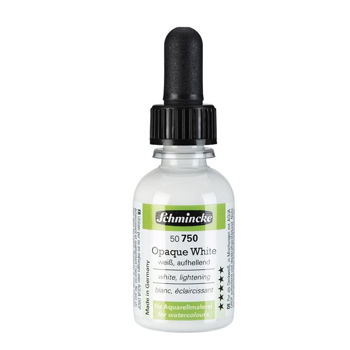 mediu opaque white pentru culori acuarela 30 ml