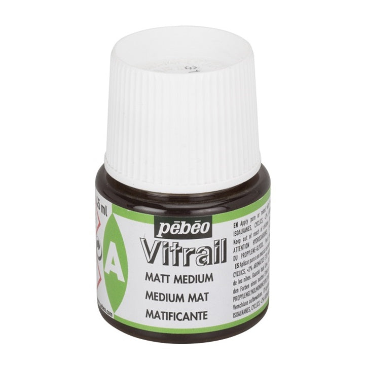 medium mat pebeo vitrail 45 ml ro pbo051002