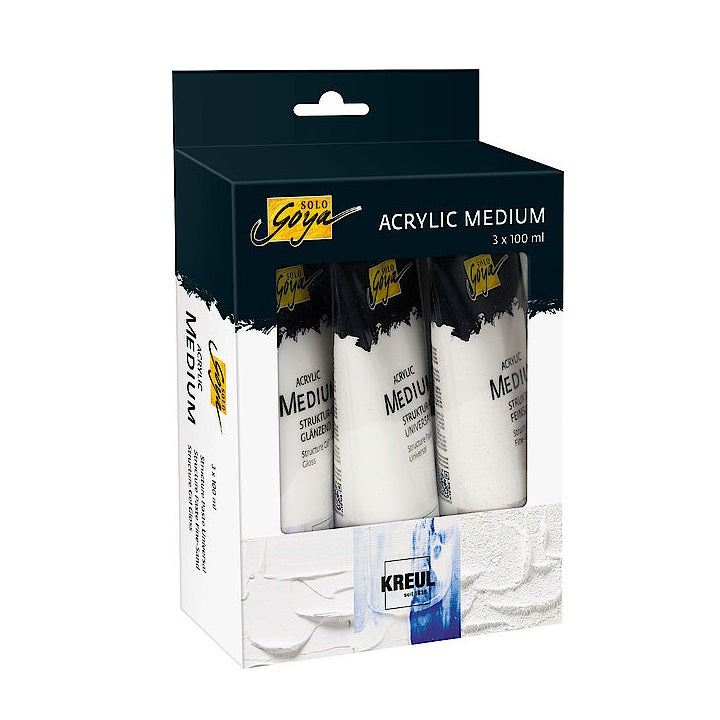 mediumuri acrilice kreul solo goya set 3 ro krl85930
