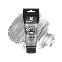 Vopsea acrilică metalică ACRYL PRO ART Composite 75 ml – 002 negru perlat