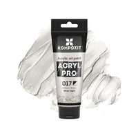 Vopsea acrilică metalică ACRYL PRO ART Composite 75 ml – 017 argint
