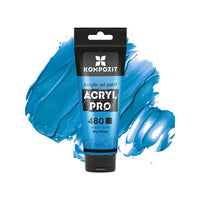 Vopsea acrilică metalică ACRYL PRO ART Composite 75 ml – 480 albastru
