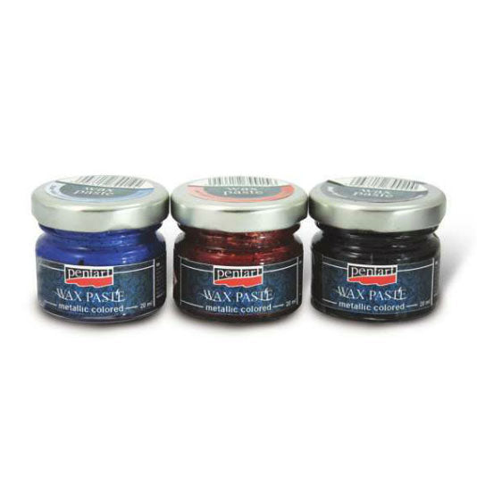 Pastă ceară metalică în culori 20 ml