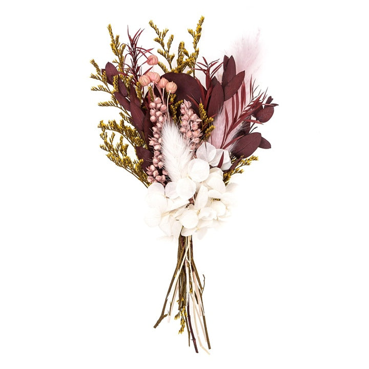 mini buchet uscat burgundy queen 20 cm ro dpcdpsk 002