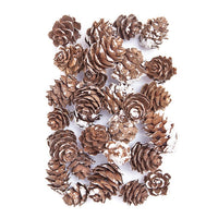 mini conuri de brad decorative cu zapada ro dpcdpza 031
