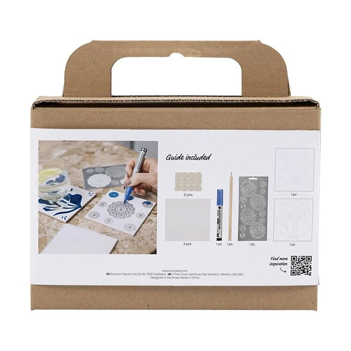 mini creative porcelain painting set coastere ro cch977782