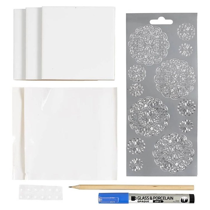 mini creative porcelain painting set coastere ro cch977782