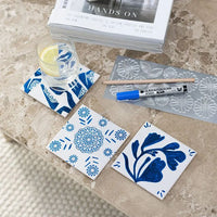 mini creative porcelain painting set coastere ro cch977782