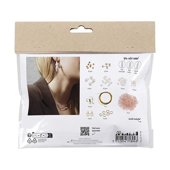 mini kit creativ de facut bijuterii coliere si cercei ro cch977724