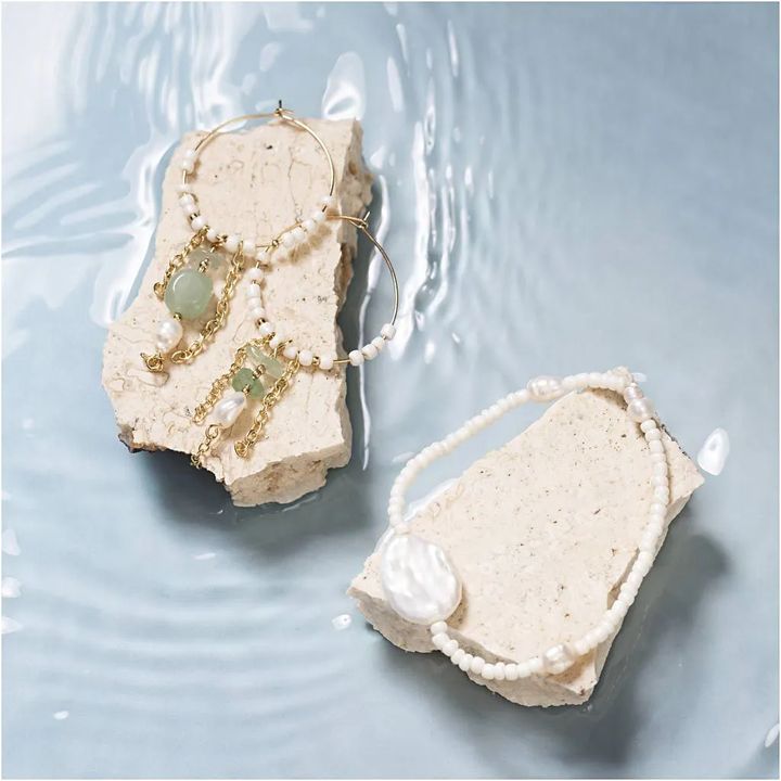 mini kit creativ pentru confectionarea bijuteriilor bratara si cercei aventurine ro cch977691