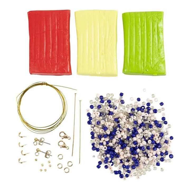 mini kit creativ pentru confectionarea bijuteriilor colier si cercei ro cch977725