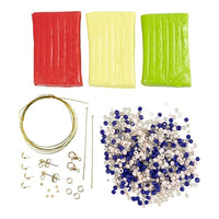mini kit creativ pentru confectionarea bijuteriilor colier si cercei ro cch977725