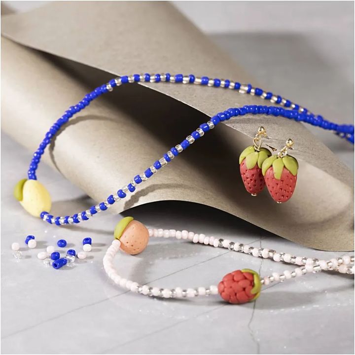 mini kit creativ pentru confectionarea bijuteriilor colier si cercei ro cch977725