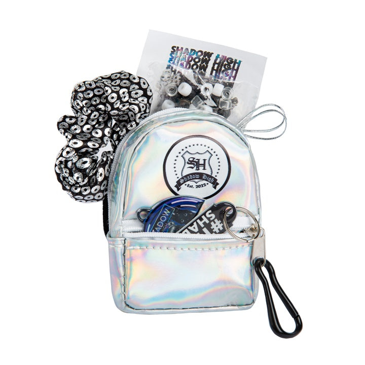 mini rucsac cu accesorii rainbow high argintiu ro gms90 0035 silver