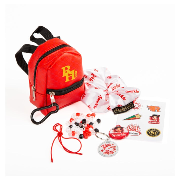 mini rucsac cu accesorii rainbow high rosu ro gms90 0035 red
