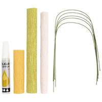 mini set creativ creanga cu flori de cires din hartie creponata ro cch977471