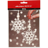 mini set creativ macrame fulgi de zapada