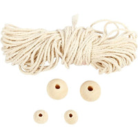 mini set creativ macrame fulgi de zapada