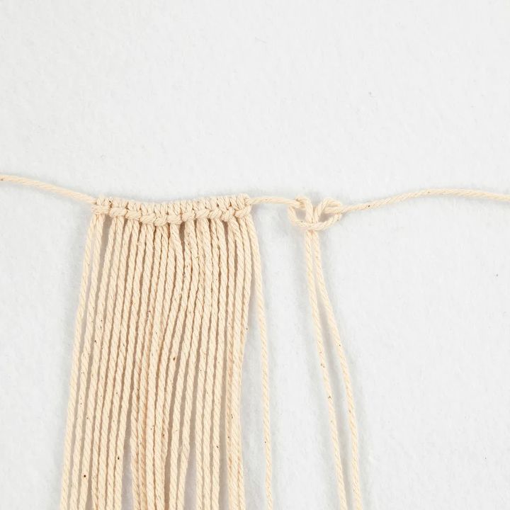 mini set creativ macrame fulgi de zapada