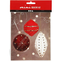 mini set creativ ornamente de craciun