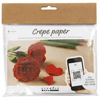 mini set creativ trandafiri din hartie creponata ro cch977475