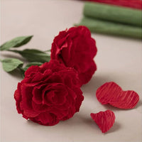 mini set creativ trandafiri din hartie creponata ro cch977475
