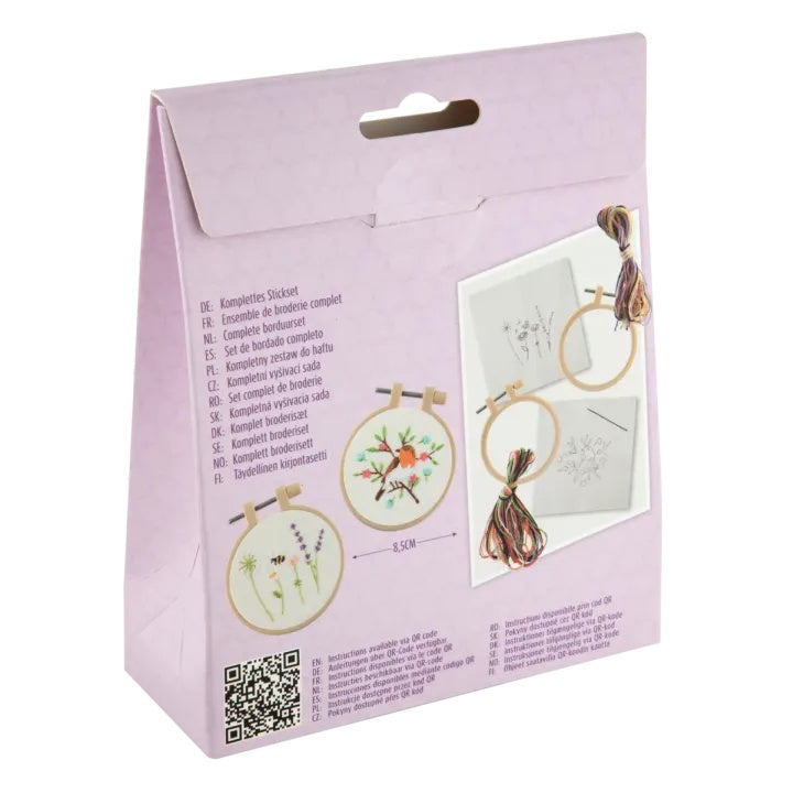 mini set de broderie 2 buc o 8 5 cm