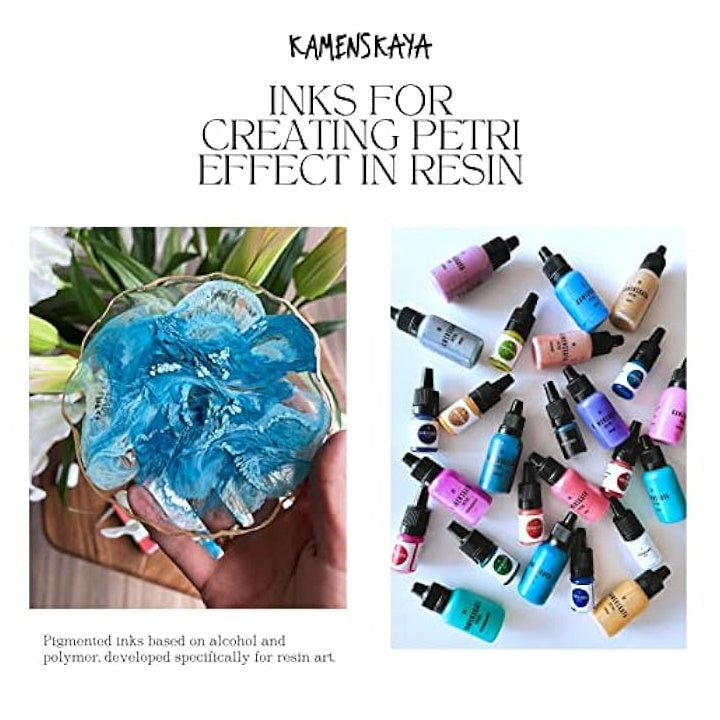 mini set petri inks kamenskaya pentru rasina 13 x 5 ml ro kmn13mini