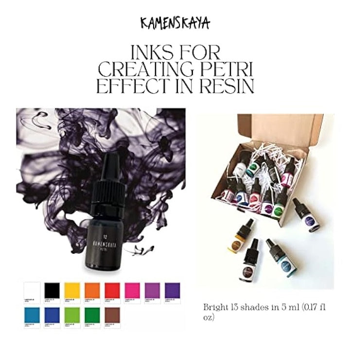 mini set petri inks kamenskaya pentru rasina 13 x 5 ml ro kmn13mini