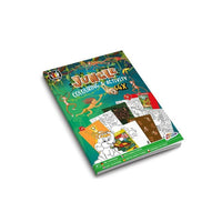moxy carte de activitați și colorat jungla a4 64 pagini