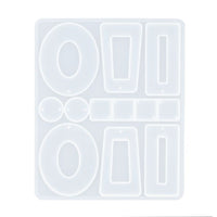 mucegai de silicon pentru turnare 10 6x13cm cercei ro jsmuc1060190