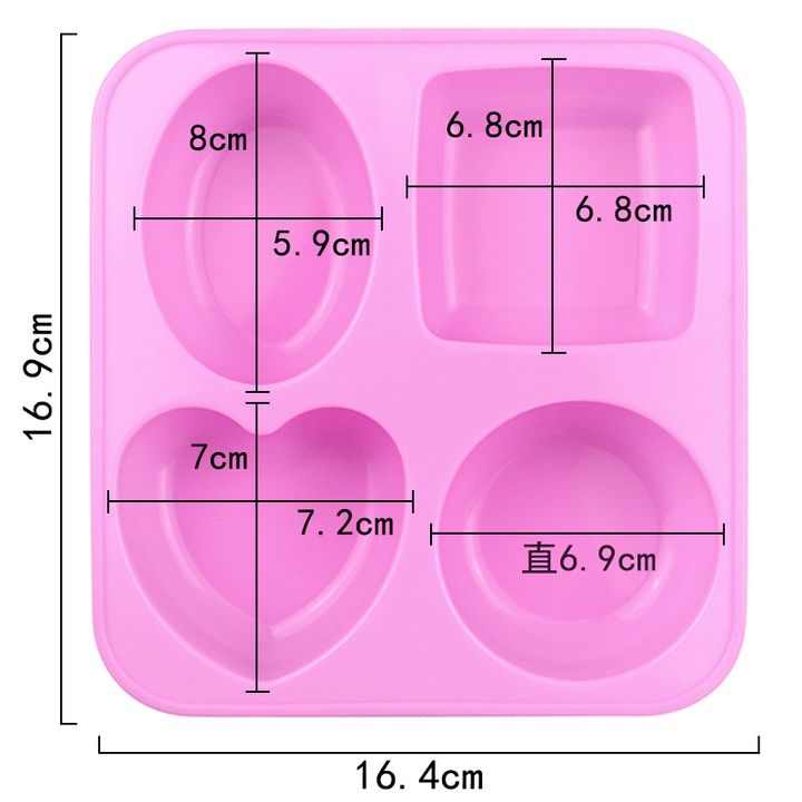 mucegai de silicon pentru turnare 4 forme ro aatxc670