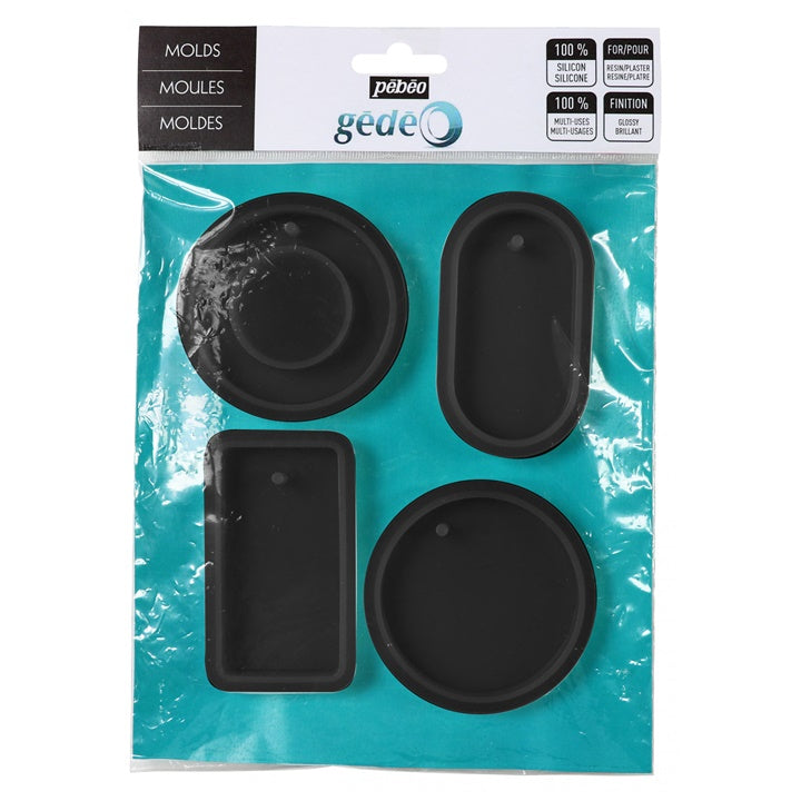 mucegai profesional de silicon pebeo forme geometrice 4 buc ro pbo766133