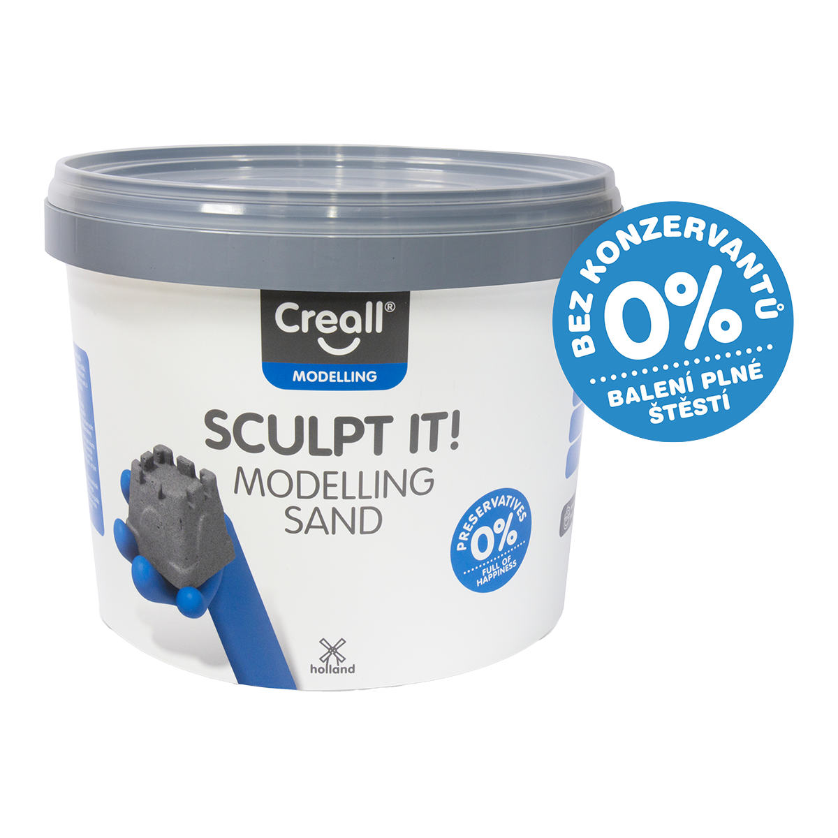 Nisip de modelat Creall it! natural - 3,73 kg