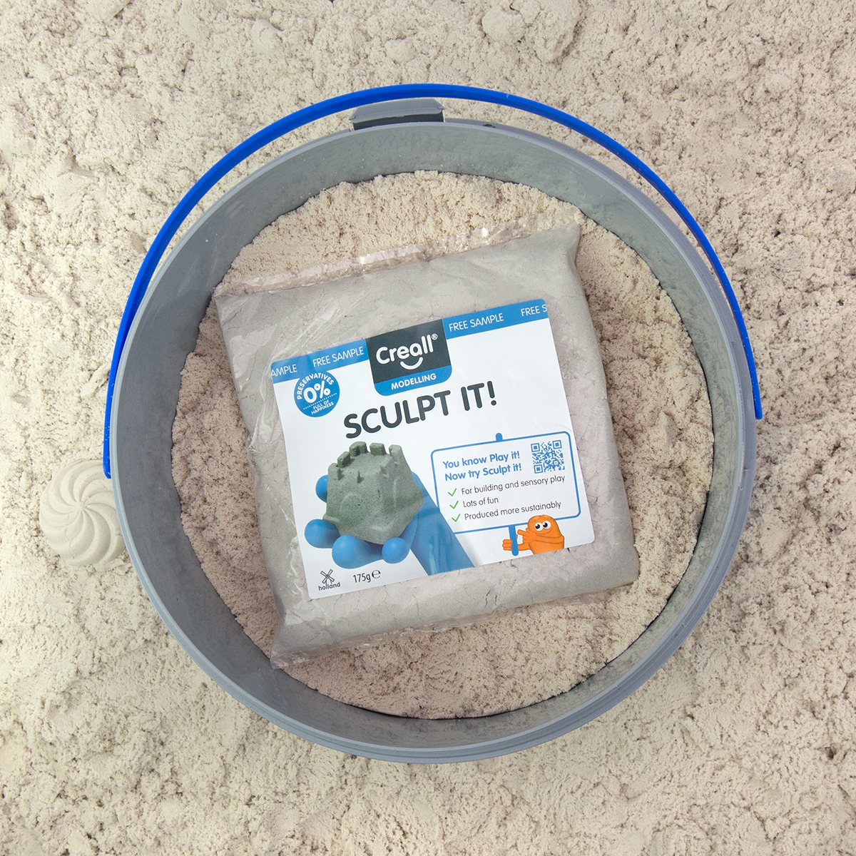 Nisip de modelat Creall it! natural - 3,73 kg