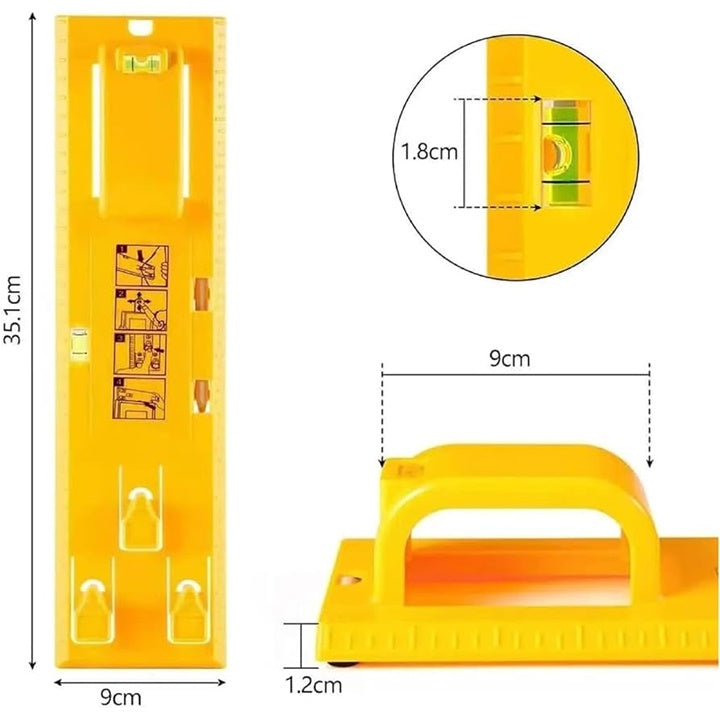 nivel cu bula de aer din plastic cu indicatie de agatare ro calhntool