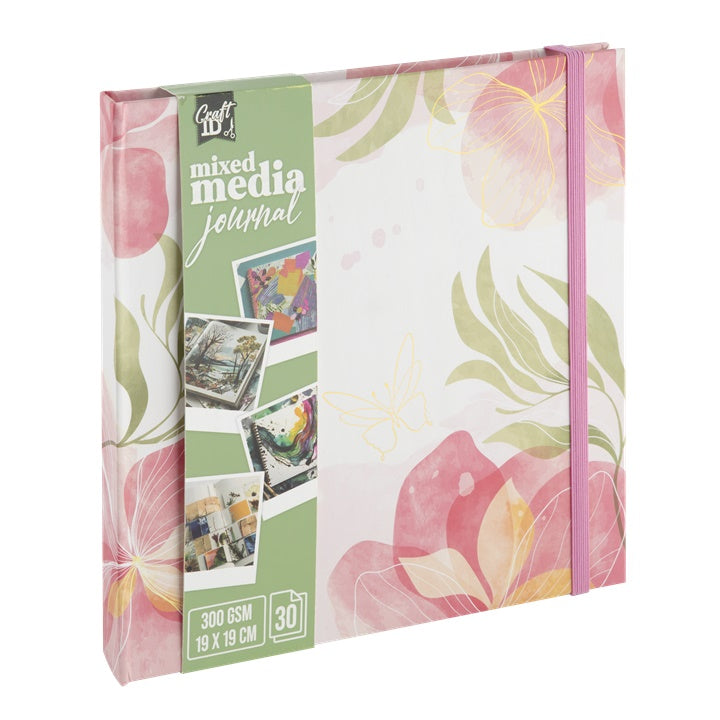 Notebook media mixtă Nassau - Floral