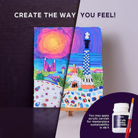 okto creative 3d set parcul guell din barcelona 30 x 40 cm ro oct10038