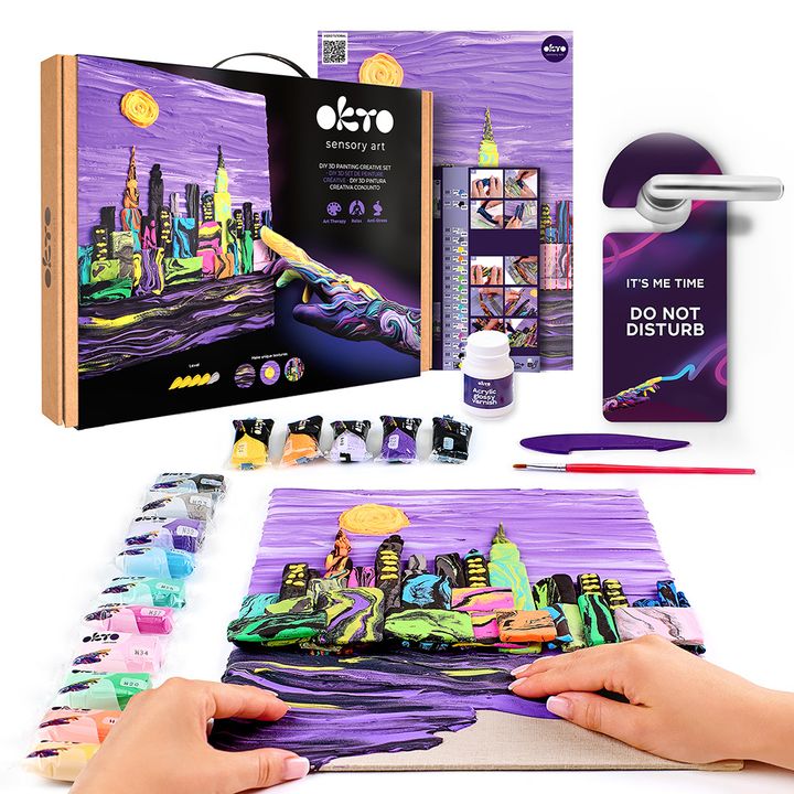 okto creative 3d set skyline new york 30 x 40 cm ro oct10040