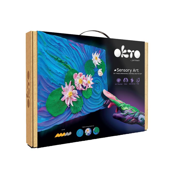 okto set creativ 3d nuferi 30 x 40 cm ro oct10003