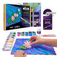 okto set creativ 3d nuferi 30 x 40 cm ro oct10003
