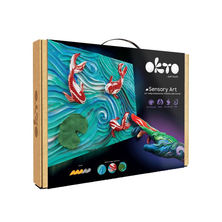 okto set creativ 3d peste 30 x 40 cm ro oct10002