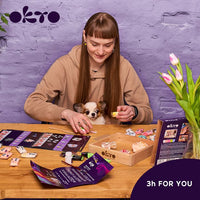okto set de modelaj in rama de lemn 21 x 21 cm romantica ro oct10014