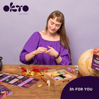 okto set de modelaj in rama de lemn 21 x 21 cm sloboda ro oct10012